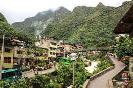 The town of Machu Picchu- Aguas Calientes