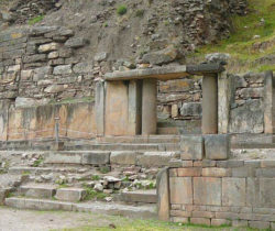 In the Chavin de Huantar Castle there are several remains of the Wirachocha gods andl old religon