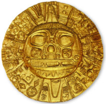 This is Inti, the Sun, the most important god in Inca religion