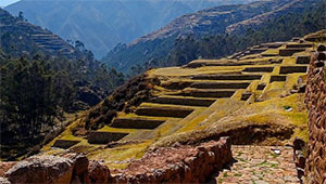 Chinchero ruins in the Sacred Valley of the Incas