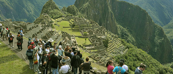 High Season in Machu Picchu, the crowds are everywhere